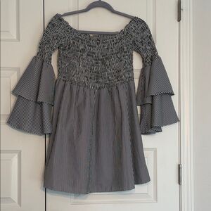 Striped Off-Shoulder Women’s Top